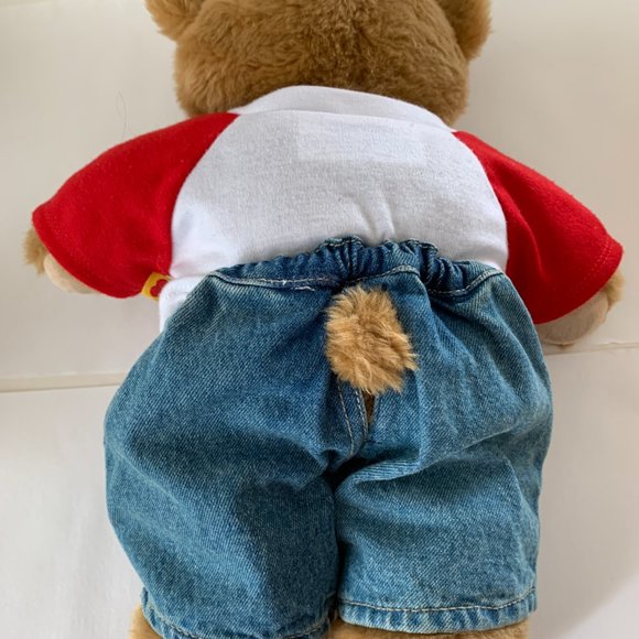 BAB BUILD A BEAR HAPPY BIRTHDAY BEAR BROWN PLUSH STUFFED TOY ANIMAL 15" - Picture 7 of 8